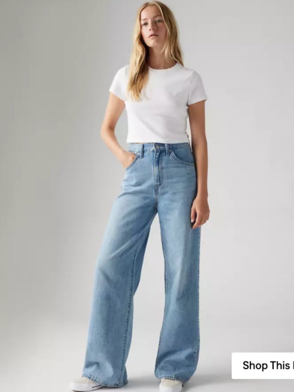 Levi’s Cinch Baggy Women’s Jeans Invested Indigo 27W x 33L